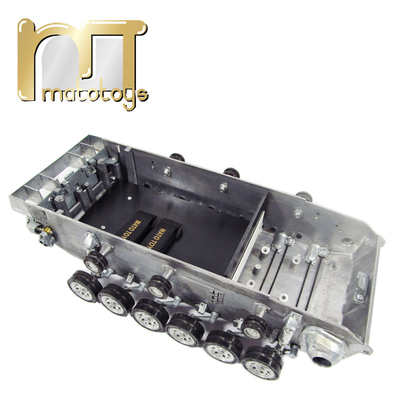 マト 1/16 メタルタンクシャーシキット、トーションバーサ - Rc Tank Metal Road Wheels Suspension のレビューと価格