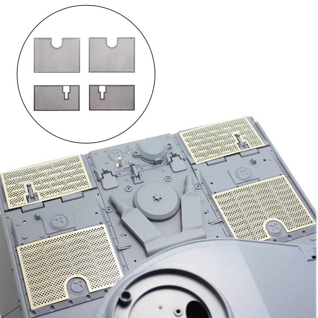 ヘンロン タイガー1 RC戦車用 金属製ガードプレートセット - Heng Long Rc Tank 1/16 Upgrade Metal のレビューと価格