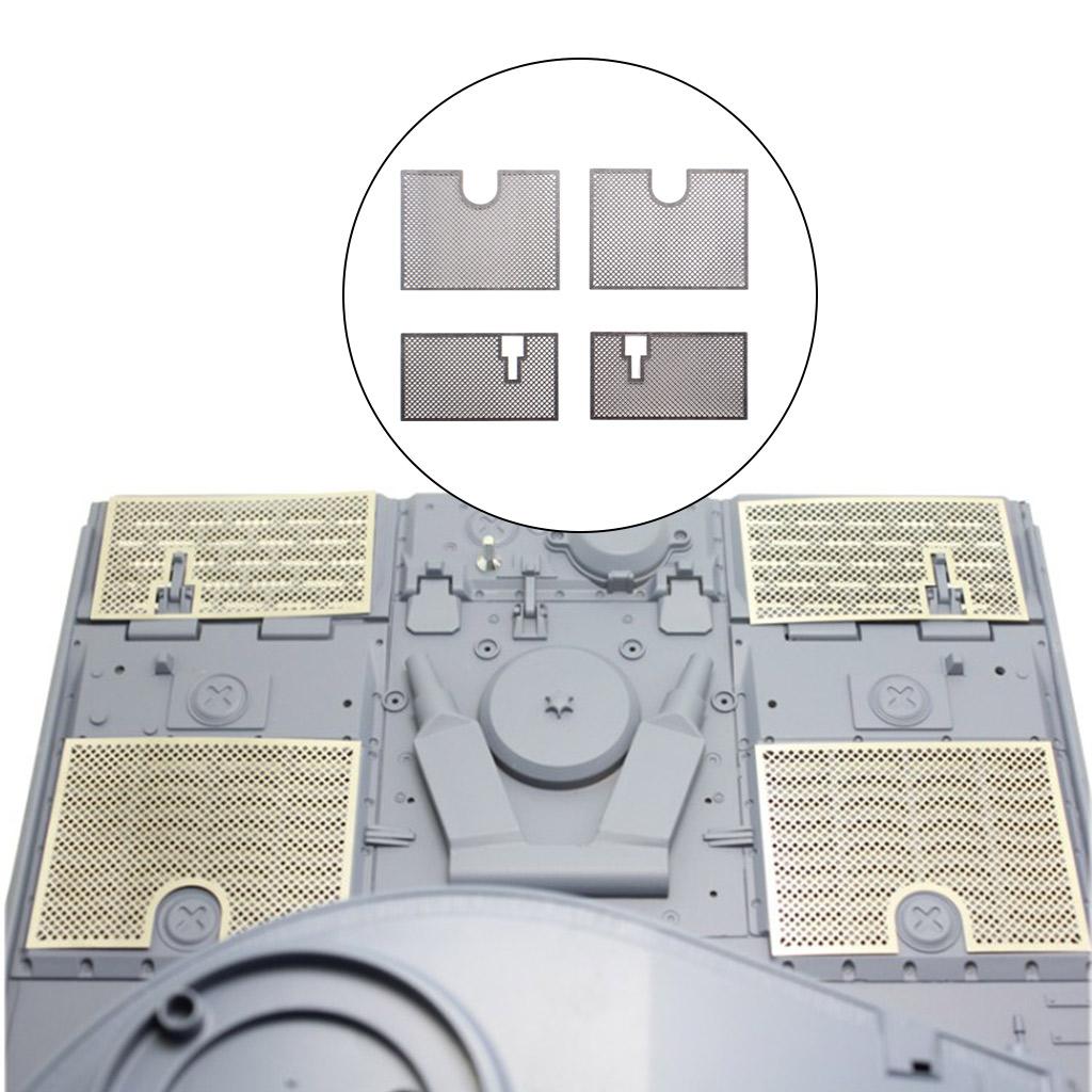 ヘンロン タイガー1 RC戦車用 金属製ガードプレートセット - Heng Long Rc Tank 1/16 Upgrade Metal のレビューと価格
